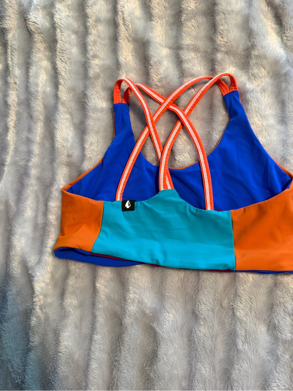 NWOT-Tera Kaia ReMade TOURA Basewear Top Sports Bra Swim One Of A Kind - Picture 3 of 15